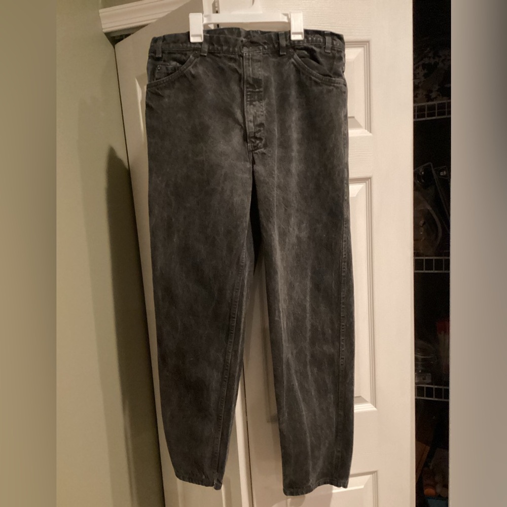 Levi's Men's Charcoal Relaxed Jeans 36 x 32